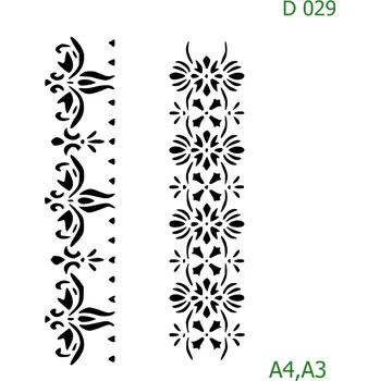 Šablona D 029 - A4 , Lepící fólie