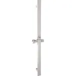 Novaservis Kovový hranatý posuvný držák sprchy chrom RAIL858,0