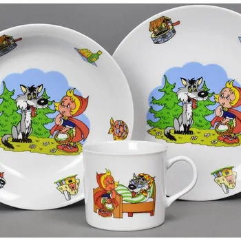 Talíř Souprava dětská 3/1os. CAIRO l. Karkulka