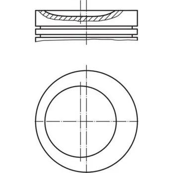 Píst motoru Píst MAHLE 081 21 01