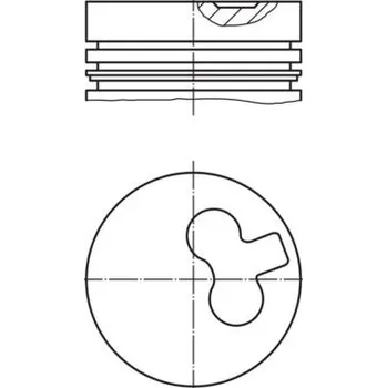 Píst motoru Píst MAHLE 676 37 01