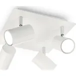 Ideal Lux SPOT PL4 stropní bodové LED svítidlo 4x GU10 50W bez zdroje 30,5cm IP20, bílé