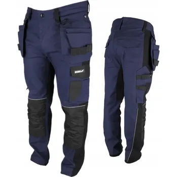 Pánské kalhoty DEDRA PRACOVNÍ KALHOTY S MNOHA KAPSY VEL. M/50, 270G/M2, STŘIH SLIMFIT BH47SP-M