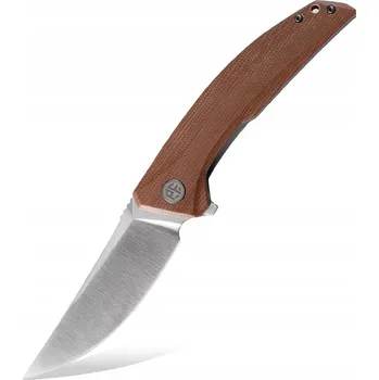 Kuchyňský nůž Zavírací Nůž Petrified Fish Deepsea PF-P05 BRMS Satin K110 Khaki Micarta