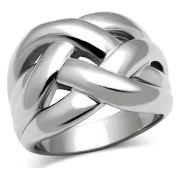 Šperk AL-0090-60 Propletený ocelový prsten