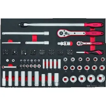 Gola sada Sada nástrčných klíčů, počet kusů: 126 1/2\"; 1/4\" Teng Tools