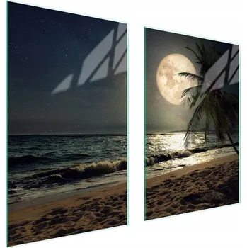 Obraz Skleněná ochranná deska na sporák 65x52 Pláž