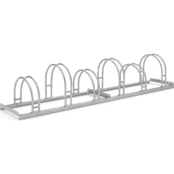 stojan na kolo Stojan na kola 5056, pro oboustranné parkování, š 2100 mm, volně stojící, 6x parkovací místo