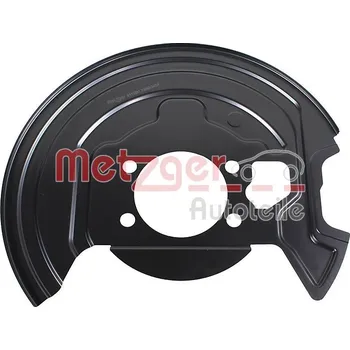 Brzdový kotouč Ochranný plech proti rozstřikování, brzdový kotouč METZGER 6115591