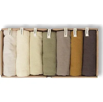 Utěrka Sada kuchyňských utěrek ferm LIVING Day Tea Towel 7-pack 1104268222 vícebarevná MLC