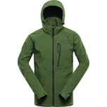 Pánská softshellová bunda Alpine Pro HOOR - tmavě zelená / XXXL
