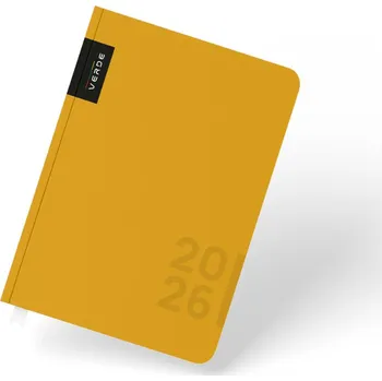Diář Denní diář 2026 Karton P+P A5 - VERDE hořčice