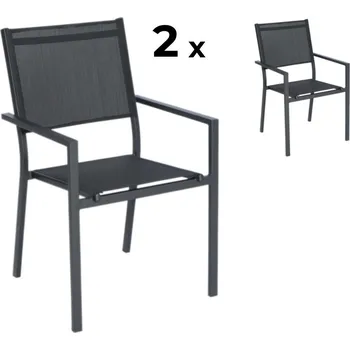 Elvisia Zahradní židle DITTE | 2 kusy