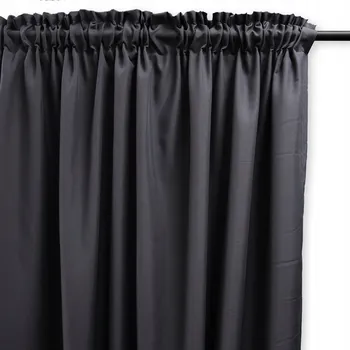 Obraz ZÁCLONY DO OBÝVÁKU NA PÁSCE 140x435 GRAFITOVÉ PANAMA NA MÍRU