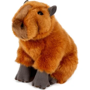 plyšák Teddies Kapybara sedící plyšová 25 cm