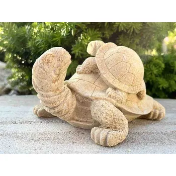 Zahradní dekorace ZahradniDekorace zvířata na zahradu - Želvy velké, výška 9,5 cm, 1 kg