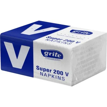 Papírový ubrousek Harmony Grite Super 200V, skládané ubrousky do zásobníku, 40x200 ks, N4