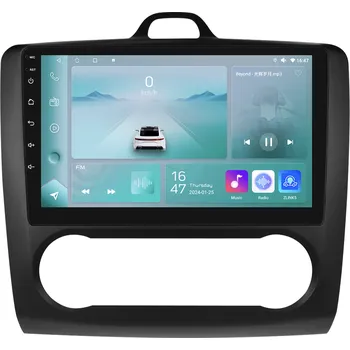 Autorádio HIZPO KXFDFCS91/92 Autorádio 9" Android 13 pro Ford Focus 2 Barva: Černá, Ovládání klimatizace: Digitální klimatizace, Výkonnostní varianta: P9002CP (2+32GB)