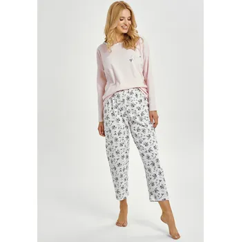 Pánské oblečení Taro Ella pyžamo 3450 délka/r S-XL Z25/26 dámské Růžová XL