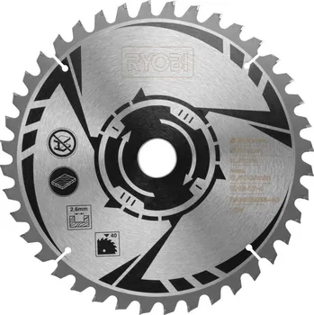 Pilový kotouč Ryobi 254mm řezný kotouč do pokosové pily (40 zubů) RAMSB254