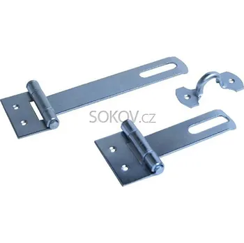 Petlice kloubová s očkem 100 mm