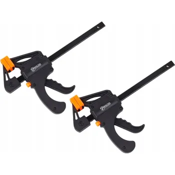 Truhlářská svěrka Sada 2x JEDNORUČNÍ TRUHLÁŘSKÁ SVĚRKA RYCHLOUPÍNACÍ SVĚRKA 150 x 325 mm