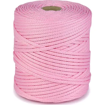 Stuha Oděvní šňůra PES Ø4 mm Varianta: 331 růžová sv., Balení: 100 m