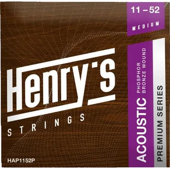 Příslušenství pro strunný nástroj Henry’s PREMIUM HAP1152P .011/.052PB