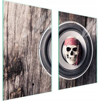 Obraz Skleněná ochranná deska na sporák 65x52 Dřevo