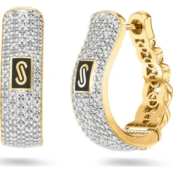 Náušnice Monaco Chain earrings Classic Plain Pavé link IZ31601 + dárkové balení LUXUS zdarma