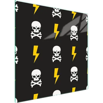 Obraz Skleněná ochranná deska na sporák 50x52 Vzor