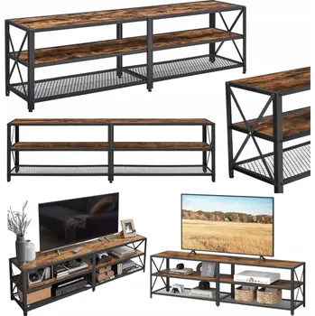 Televizní stolek TV stolek stojící Songmics 178 cm x 52 cm x 39 cm