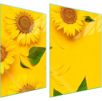 Obraz Skleněná ochranná deska na sporák 70x52 Květina