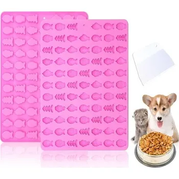 Betonová forma Silikonové formy na psí pamlsky MARUKO 2 ks, silikonová podložka na pečení pro štěňata, silikonová