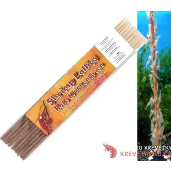 Krmivo pro rybičky Shrimp Lollies Rote 10ks (+ podstavec zdarma)