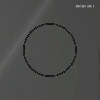 Splachovací tlačítko Geberit Typ 40 Round pneumatické ovládání splachování pisoárů, černá