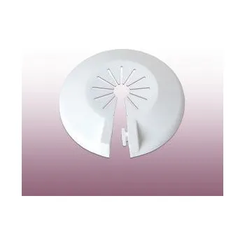 Krytka potrubí Růžice krycí universální dělená plast 1/2 "- 3/4"