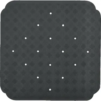 Protiskluzová podložka Spirella Protiskluzová podložka do sprchy RUBY, tmavě šedá, 53 x 53 cm