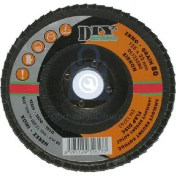 Řezný kotouč Kotouč lamelový, zirkonový, DIY 125/40, balení 1 ks