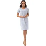 Noční košile dámská Luna 284 kytky modrá Barva: Modrá, Velikost: XL