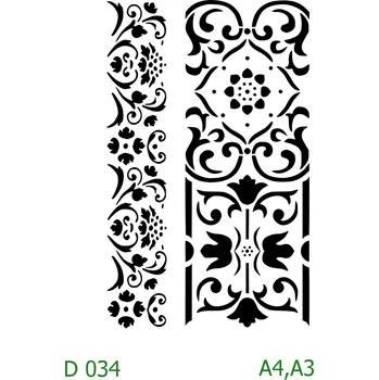 Šablona D 034 - A3 , Lepící fólie