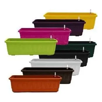 Květináč Truhlík Fantazie smart 60 mramor/ bílá