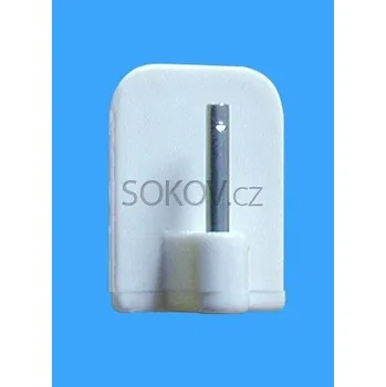 Uchycení záclony a závěsu Háček vitráž. - samolepicí - zlatý, balení 4 ks