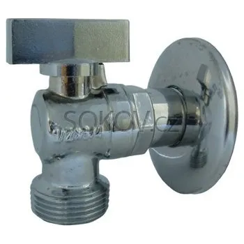 Ventil Ventil kulový pračkový 1/2" x 3/4" s růžicí 5300