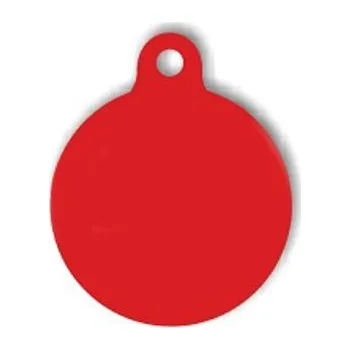 psí známka Psí známka Kolečko červené