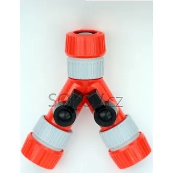 Rozbočka "Y" 3 x kleštiny 1/2", s uzávěry SIROFLEX