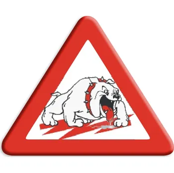 Samolepicí dekorace na vozidlo Samolepka 3D Pes v autě