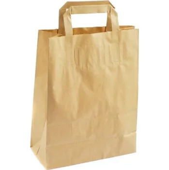 Dárková taška Taška papírová hnědá 32x24 cm