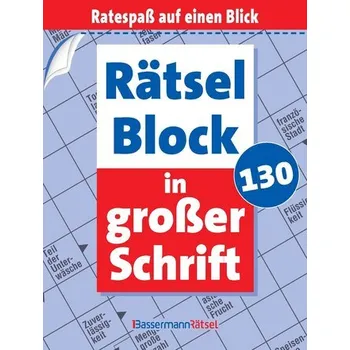 Rätselblock in großer Schrift 130 (5 Exemplare à 2,99 EUR) - Krüger, Eberhard