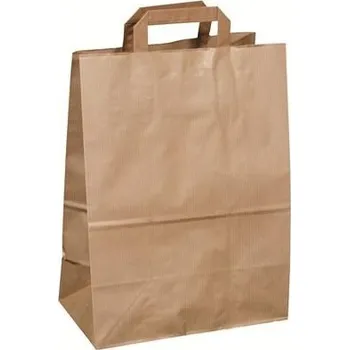 Dárková taška Papírová taška hnědá 32 x 45 cm